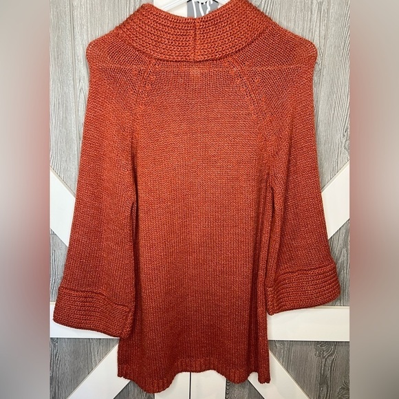 B12.02 DRESSBARN Cowl Neck Ginger Sweater • Dress Barn - Picture 4 of 8
